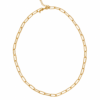 Gold Paperclip Chain Necklace