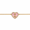 Initial heart bracelet