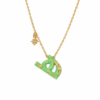 Letter Necklace with North Star