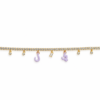 sparkle letter tennis bracelet