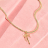 tennis bow necklace